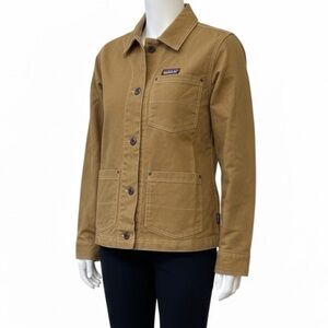 New with tag Patagonia womens canvas button front logo jacket size S
